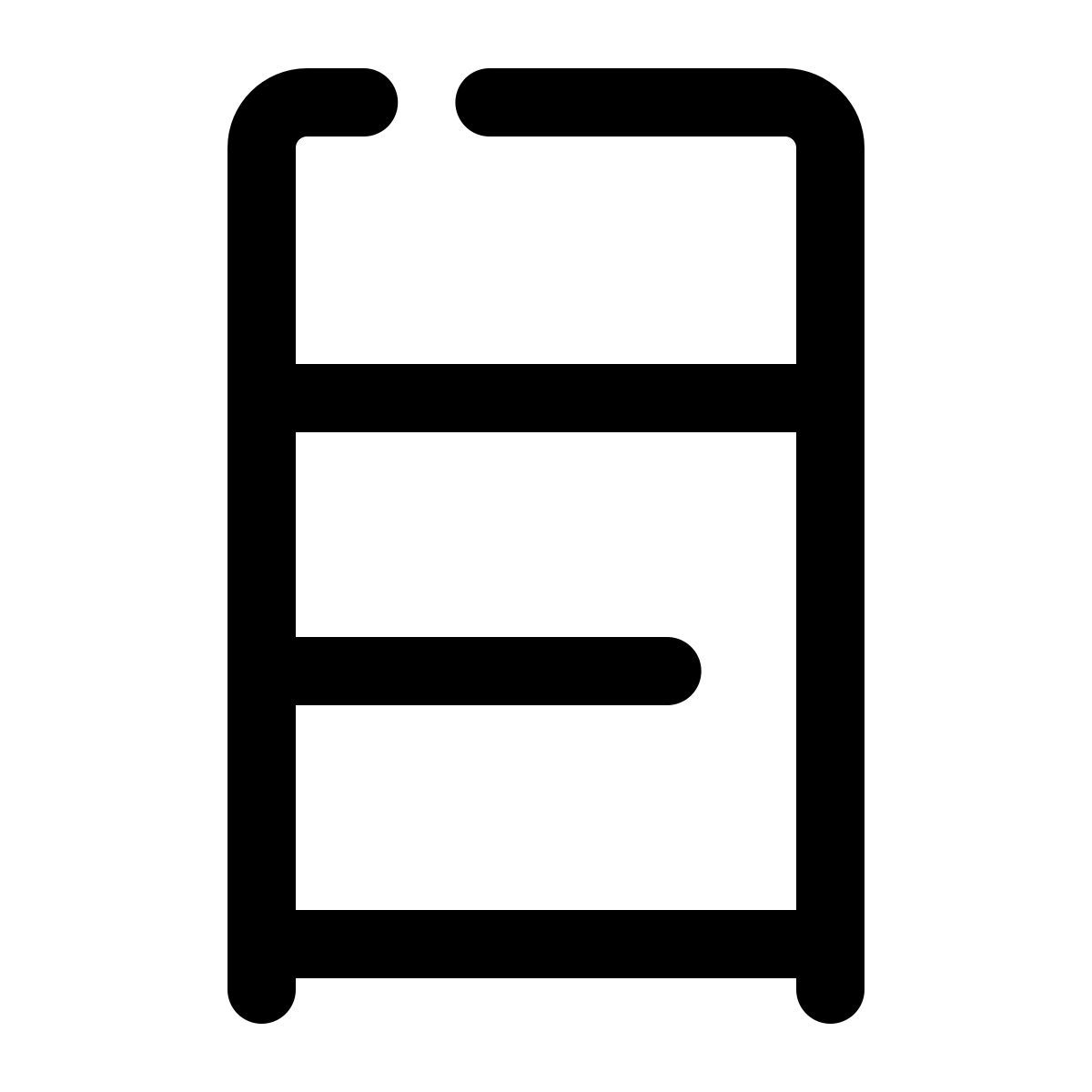 pulsar line style estantería icon