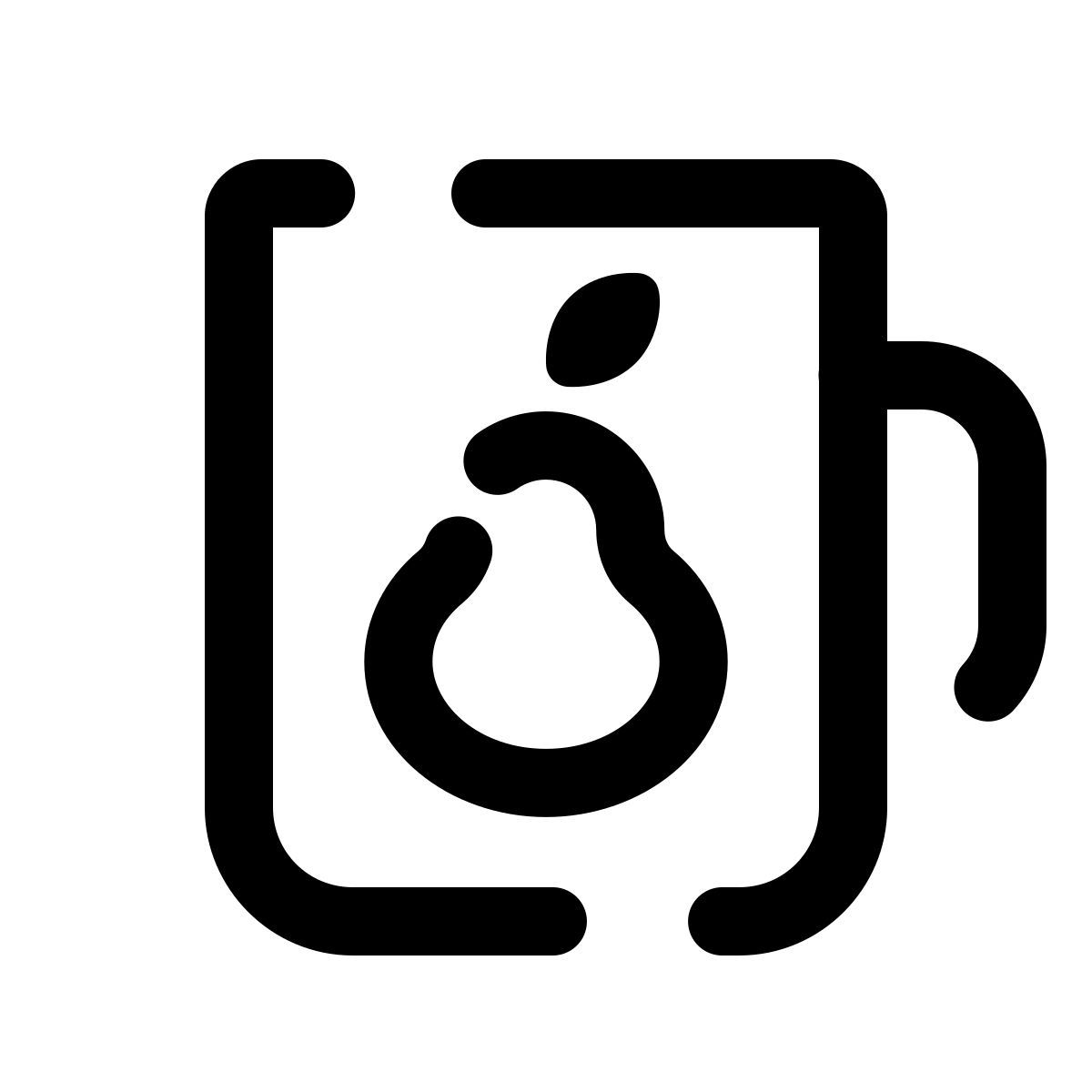 pulsar line style branding icon