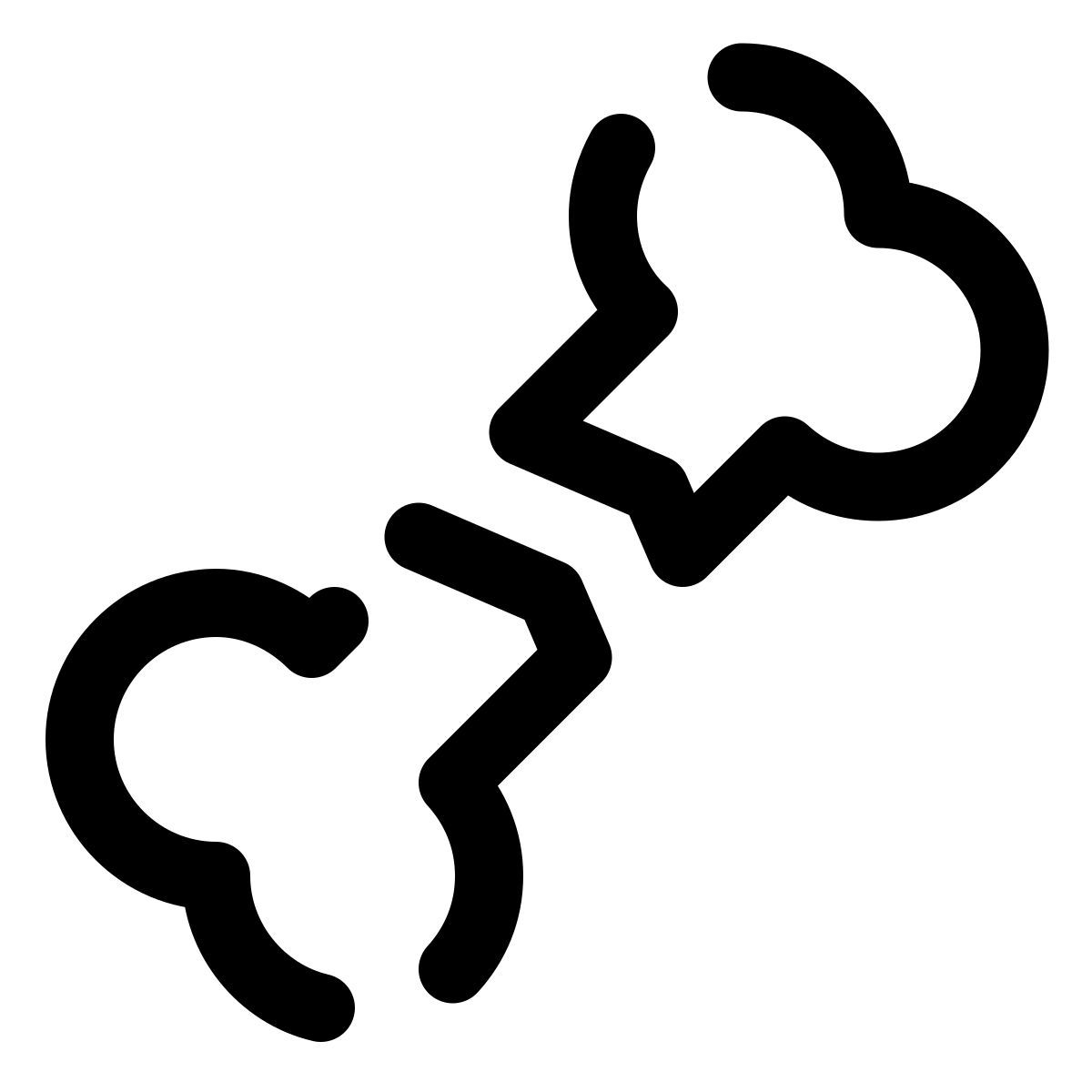 pulsar line style 骨头断 icon