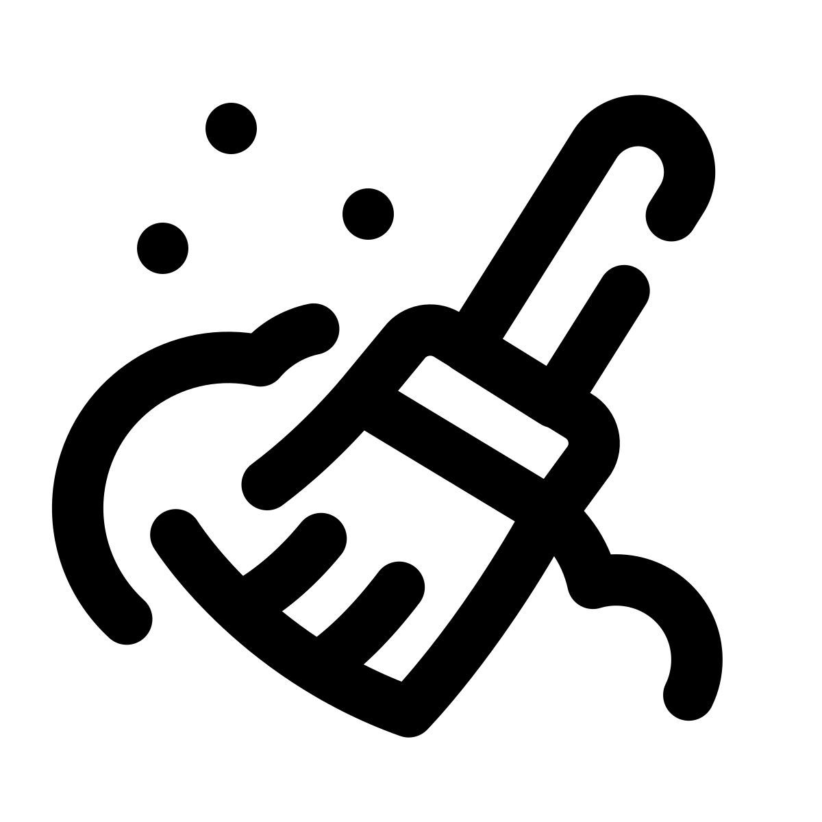 pulsar line style 带有大量灰尘的扫帚 icon