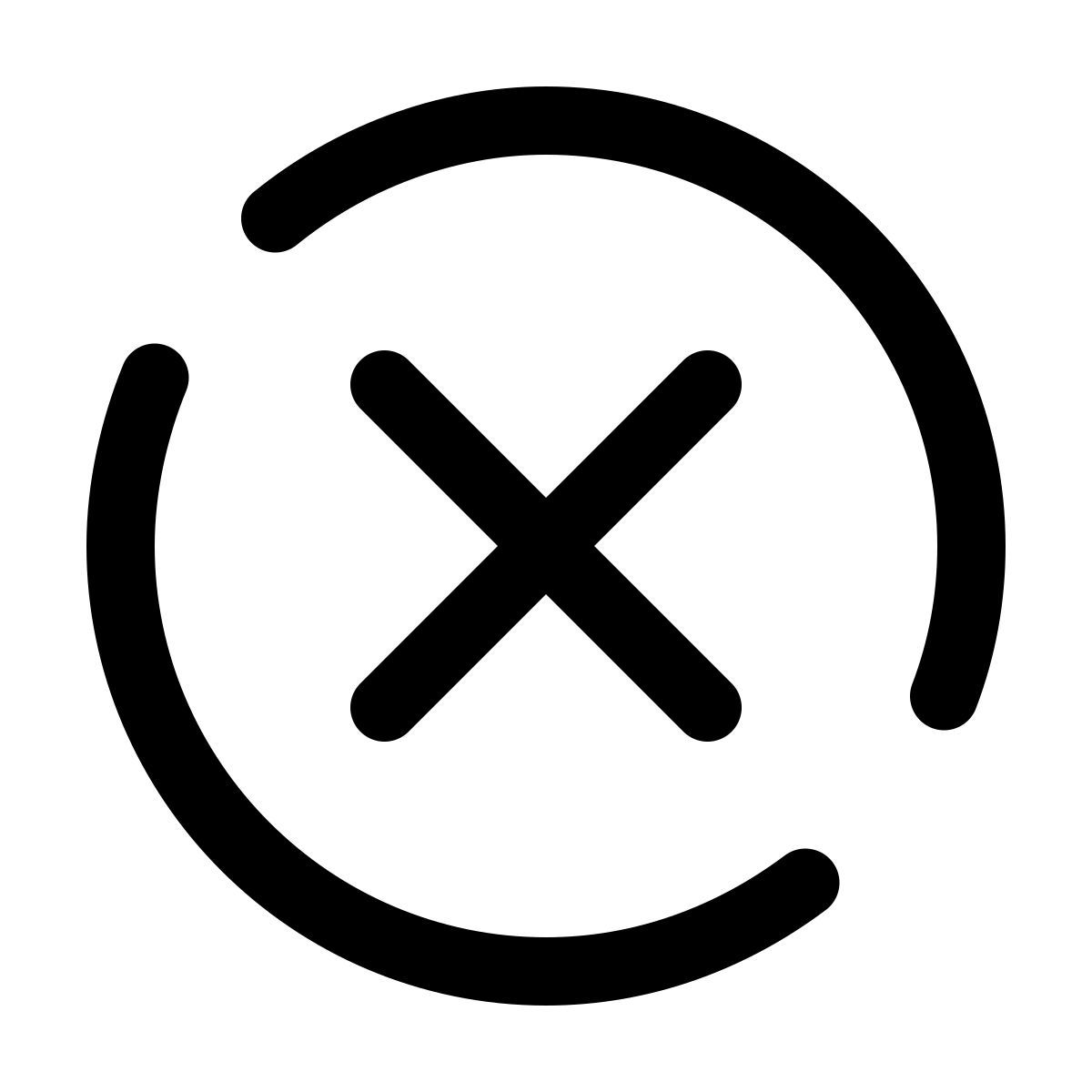 pulsar line style cancelar icon