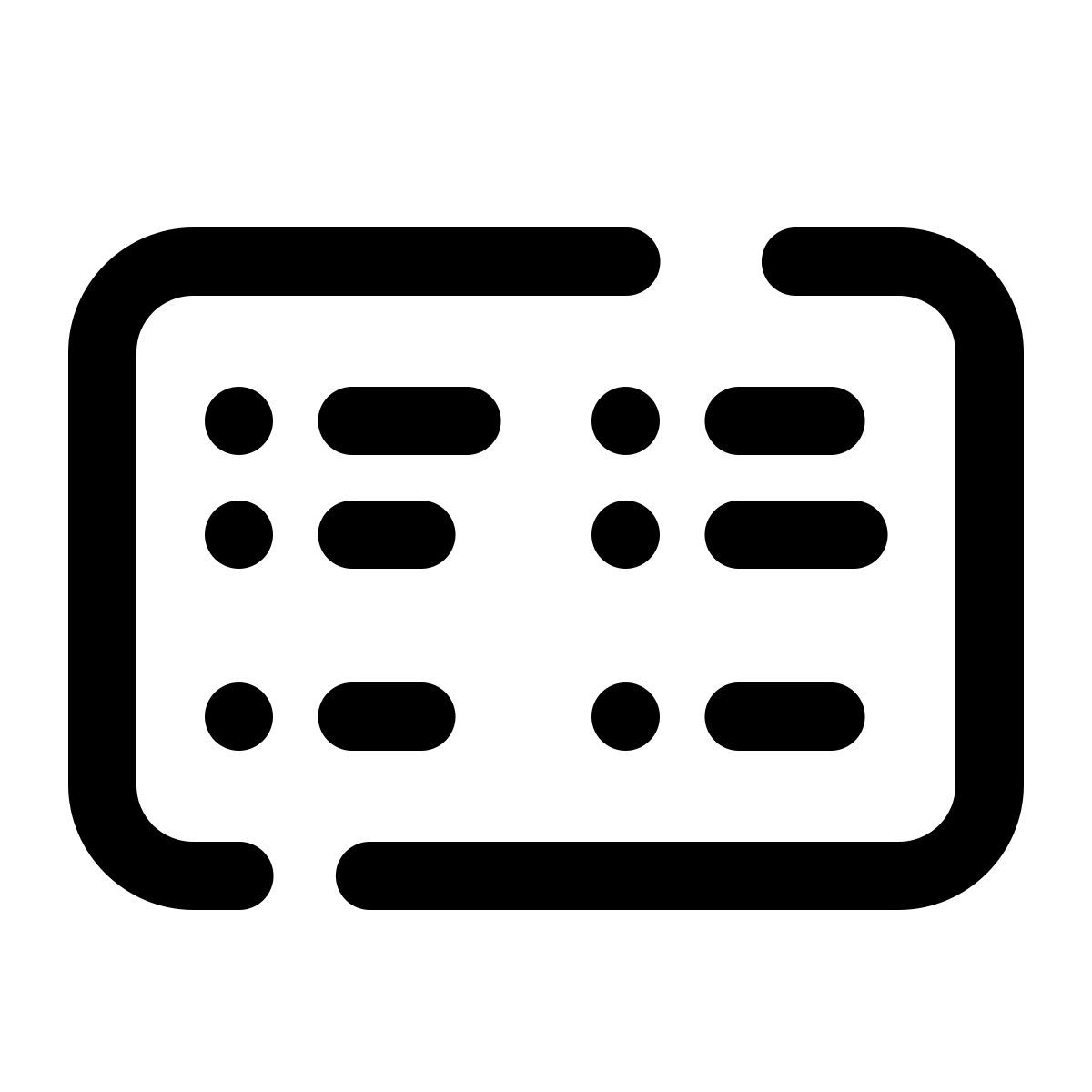 pulsar line style 현금 icon