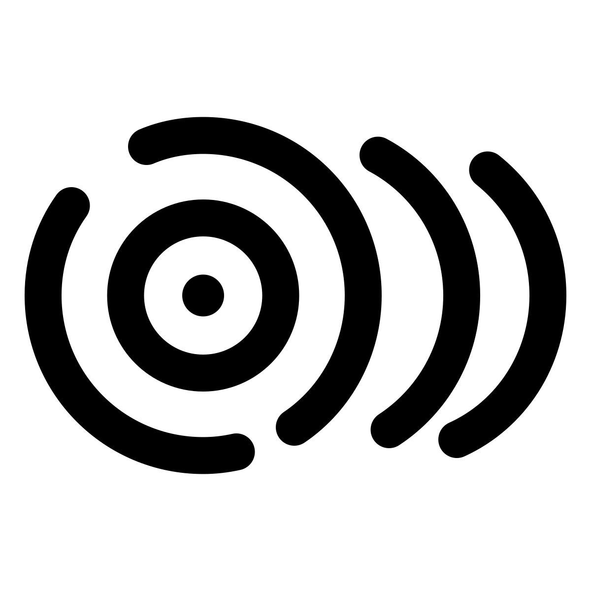 pulsar line style disco compacto icon