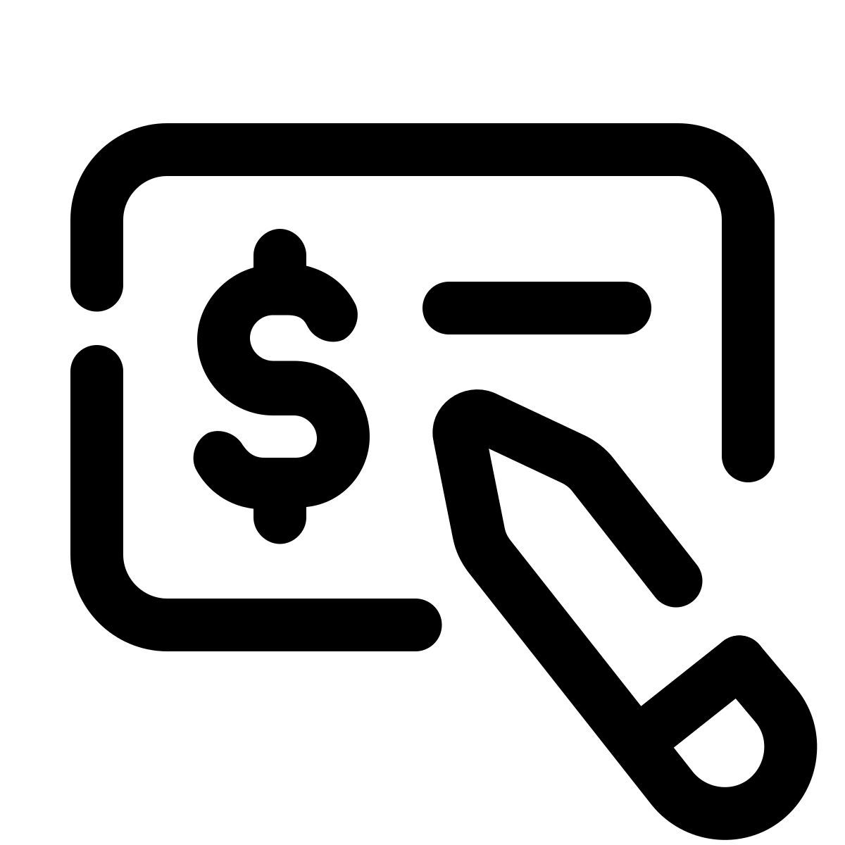 pulsar line style chequera icon