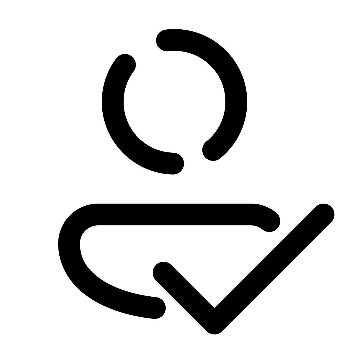 pulsar line style utente uomo selezionato icon