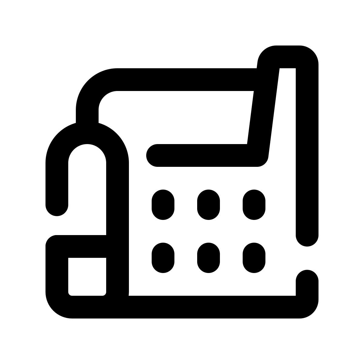 pulsar line style impianto chimico icon