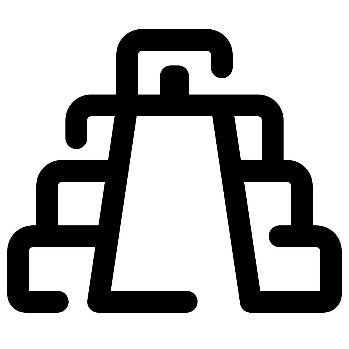 pulsar line style chichen itza icon