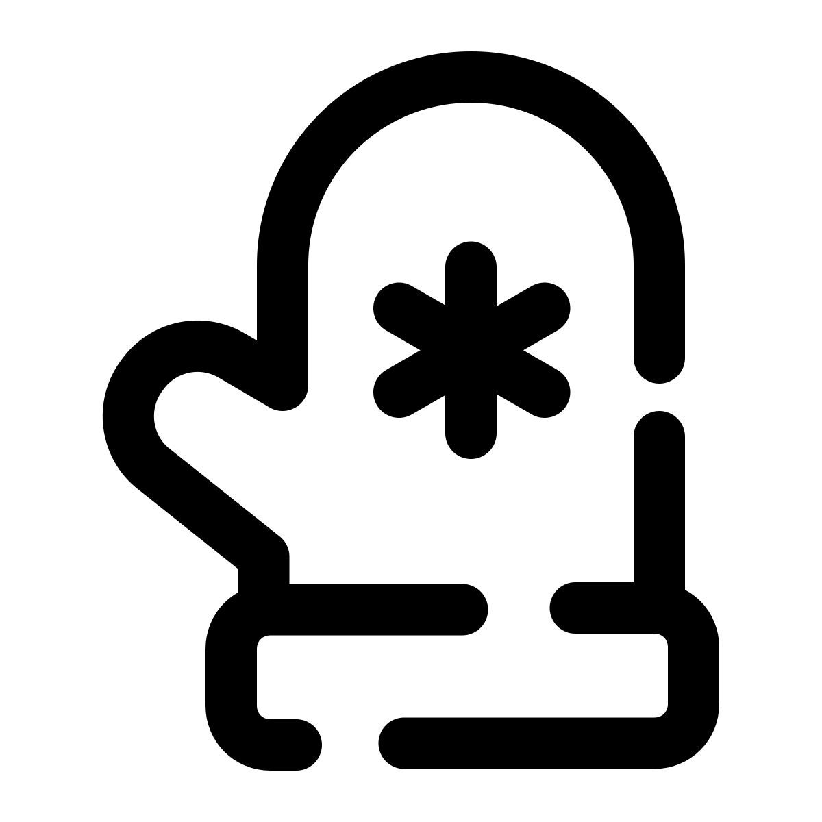 pulsar line style 크리스마스 딱지 icon