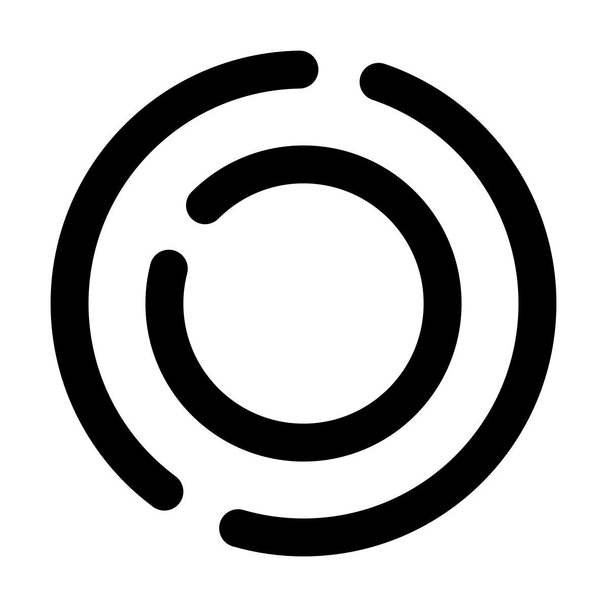 pulsar line style cerchio icon