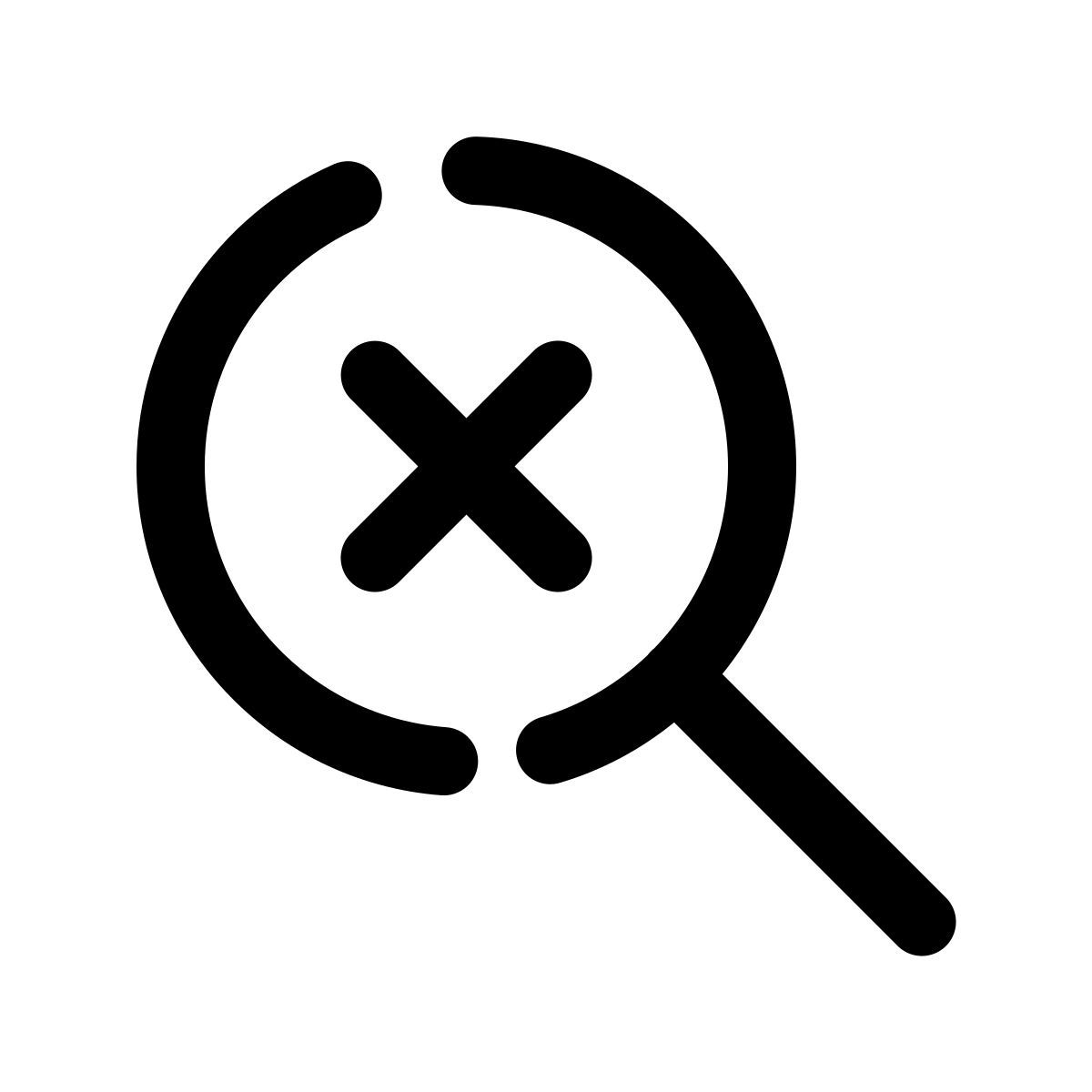 pulsar line style clear search icon