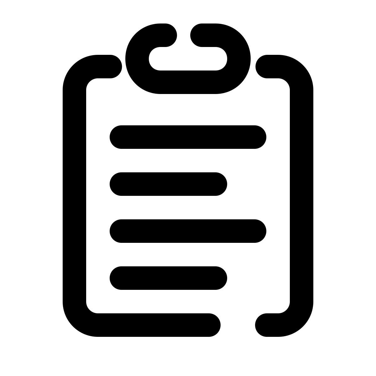 pulsar line style 剪贴板 icon