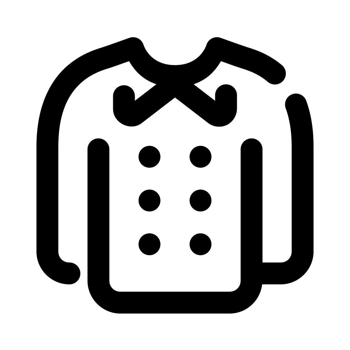 pulsar line style manteau icon