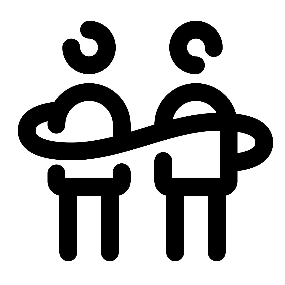 pulsar line style conexión a cuenta icon