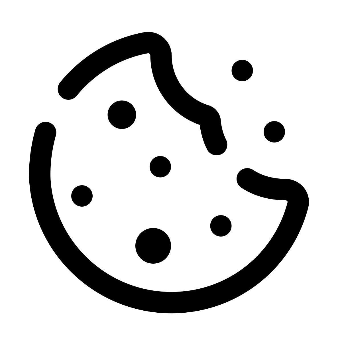 pulsar line style cookie icon