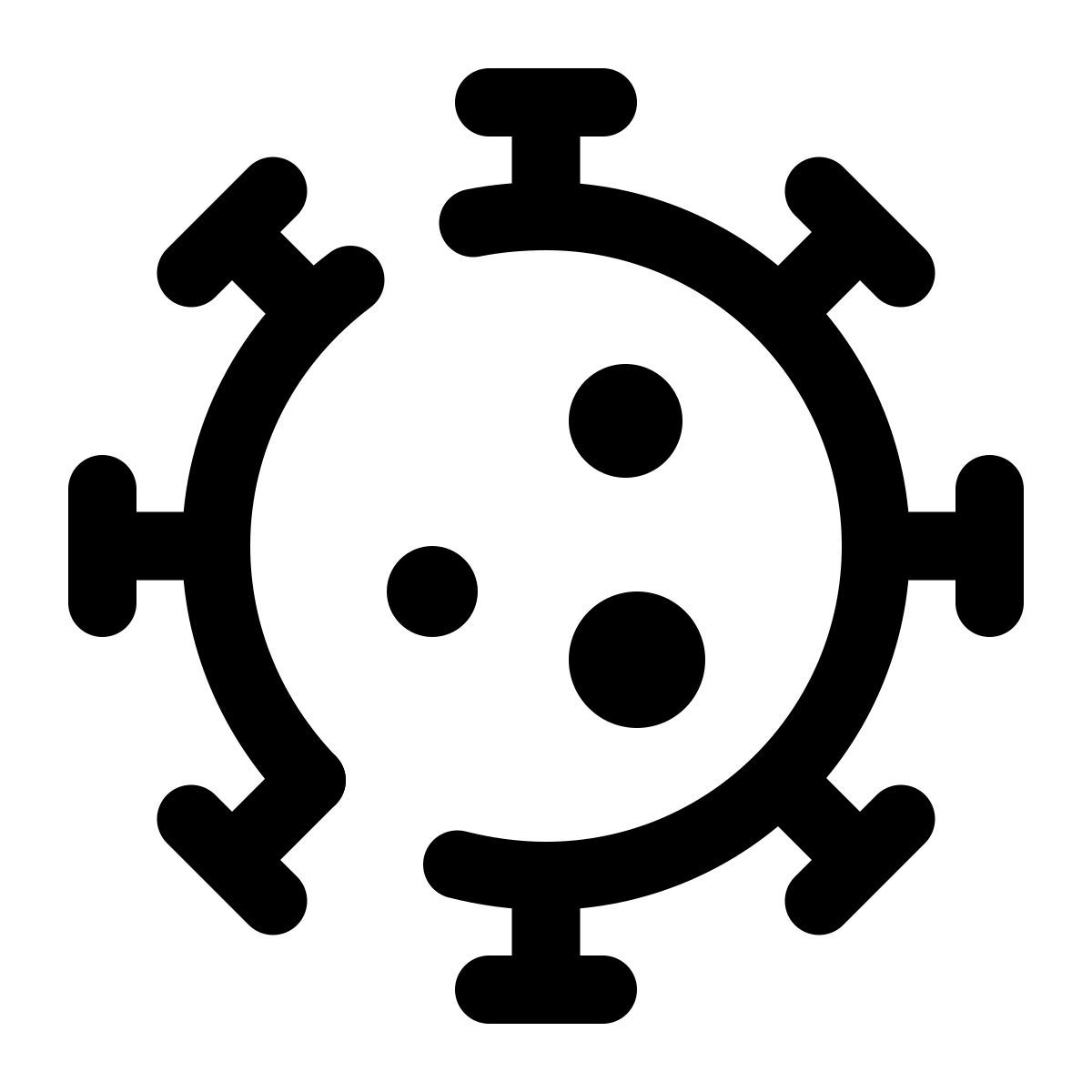 pulsar line style 冠状病毒 icon