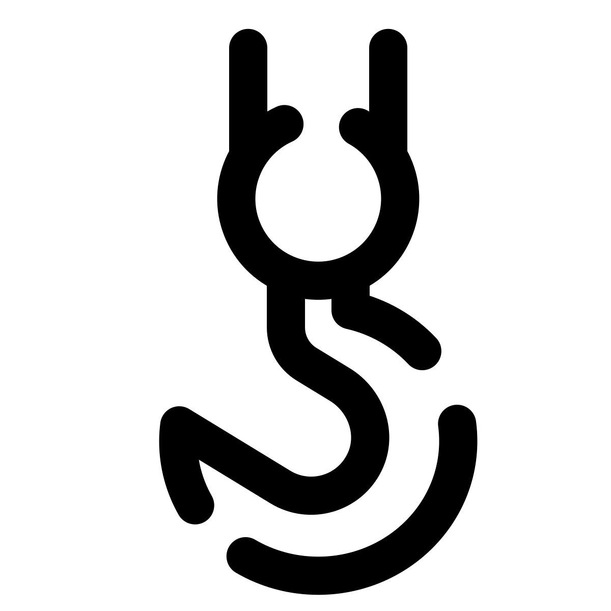 pulsar line style 크레인 후크 icon