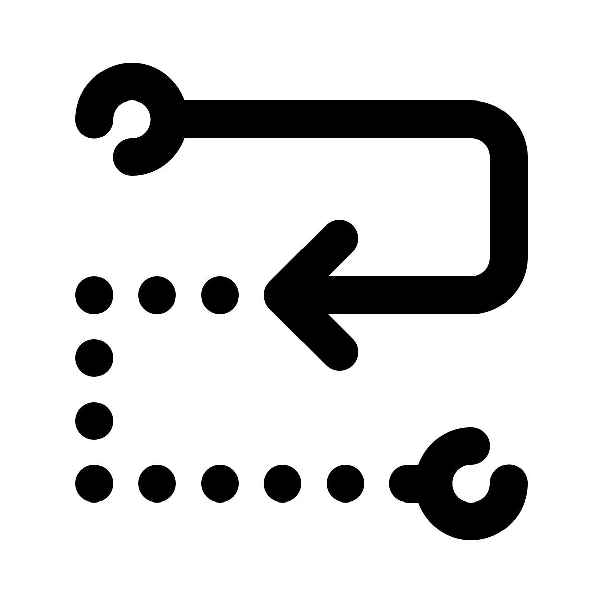 pulsar line style process icon