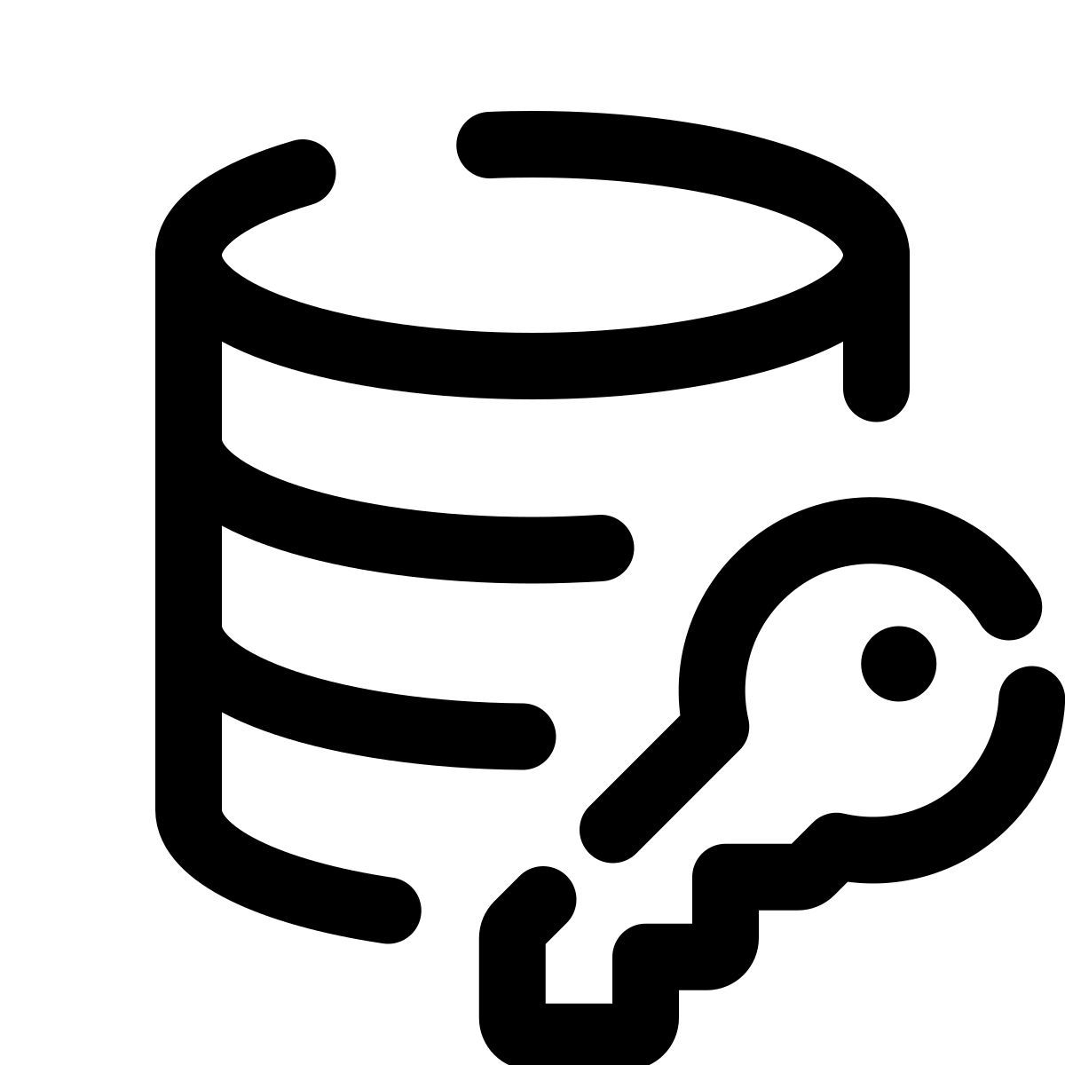 pulsar line style datenverschlüsselung icon