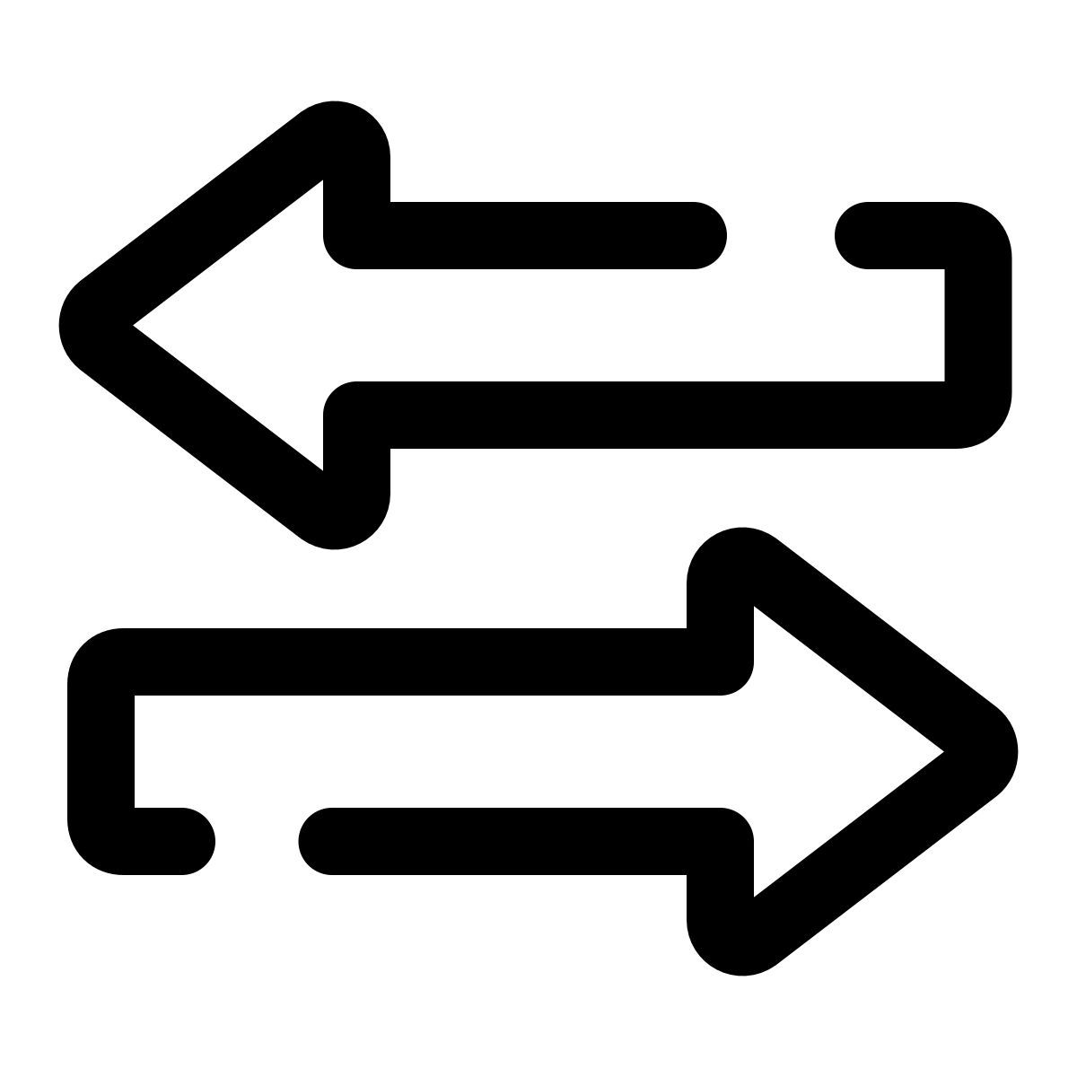 pulsar line style data transfer icon