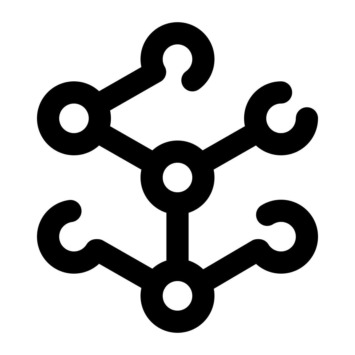 pulsar line style red descentralizada icon