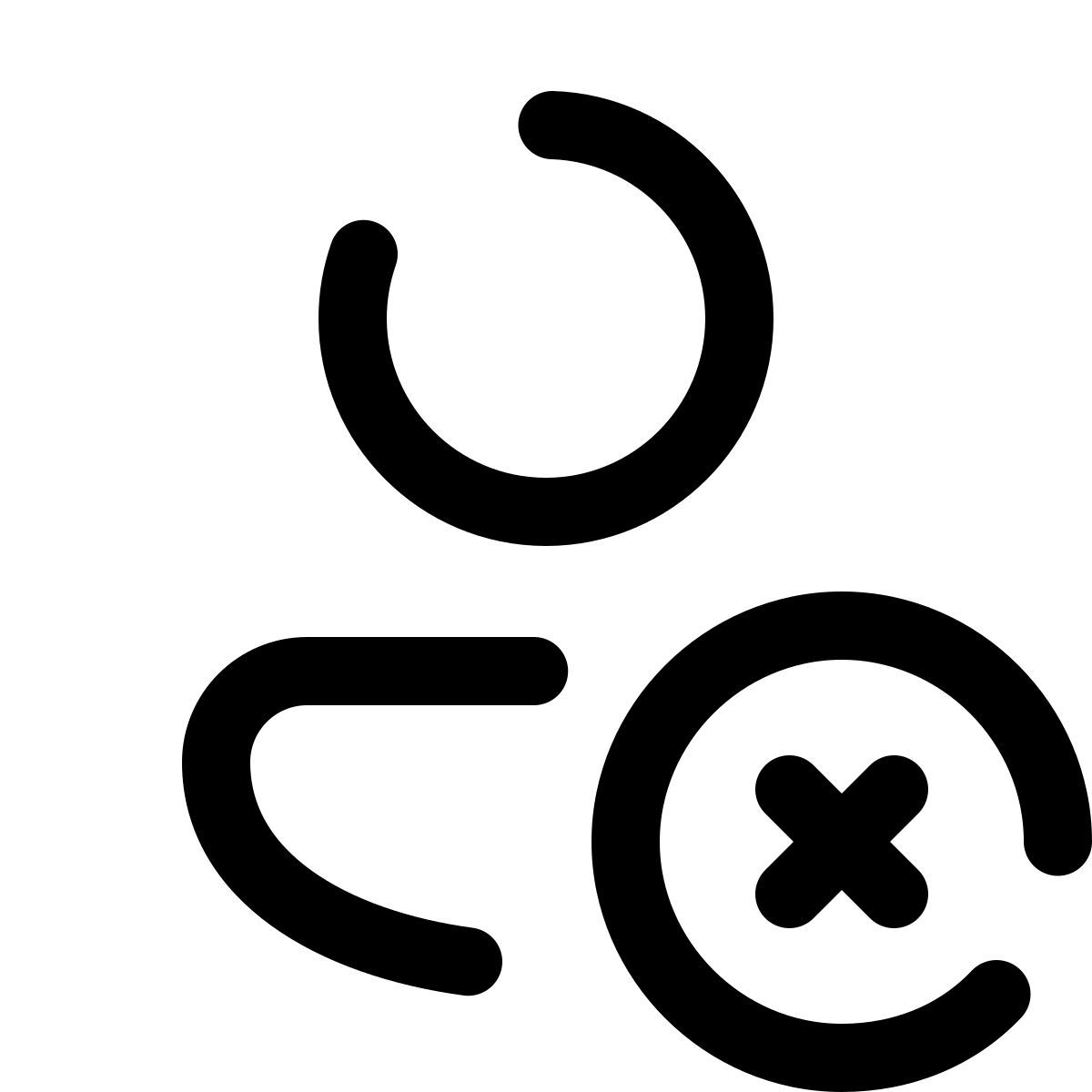 pulsar line style eliminar usuario masculino icon