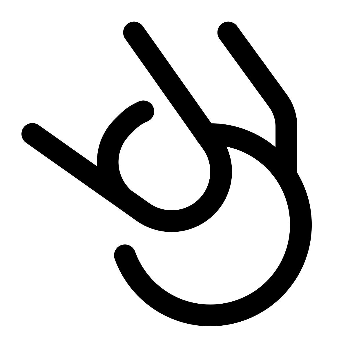 pulsar line style 기부 icon