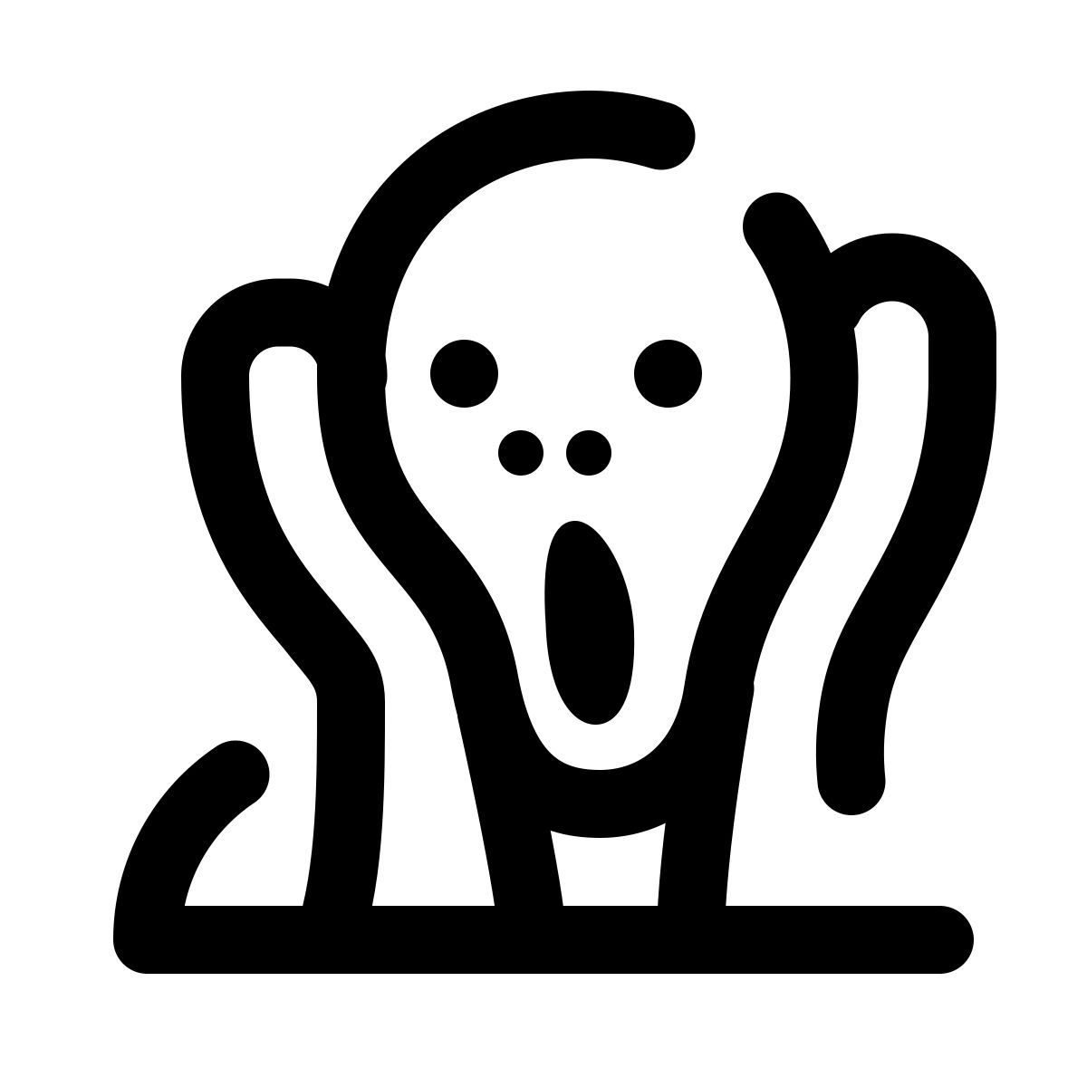 pulsar line style 爱德华·蒙克 icon