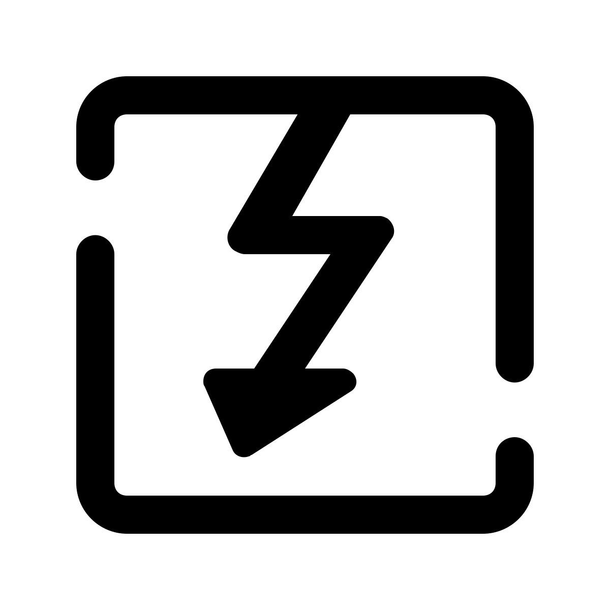 pulsar line style electro devices icon
