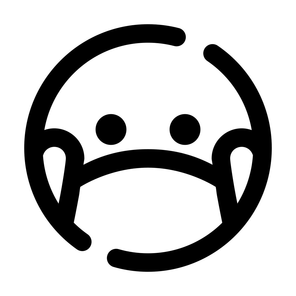 pulsar line style mask emoji icon