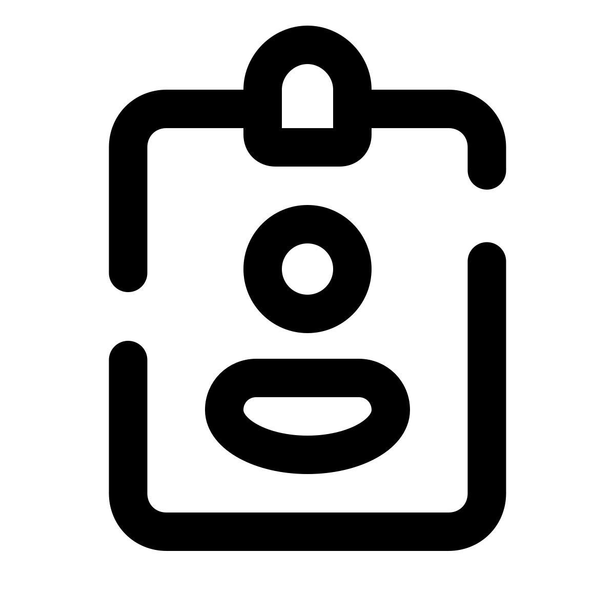 pulsar line style tarjeta de empleado icon