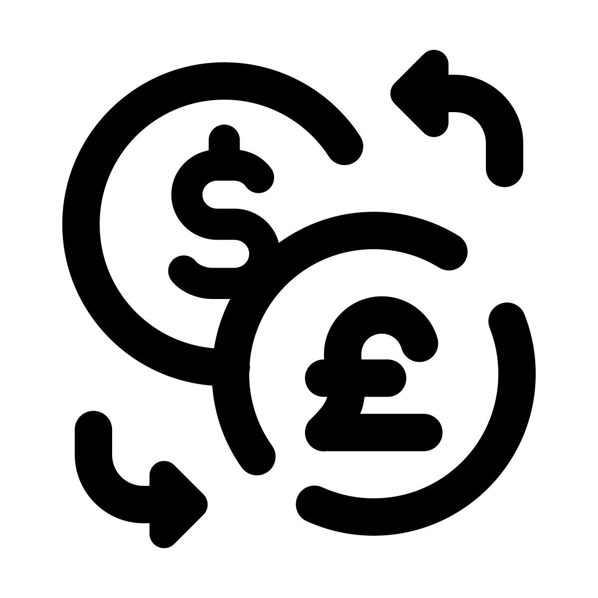 pulsar line style intercambio de libras esterlinas icon