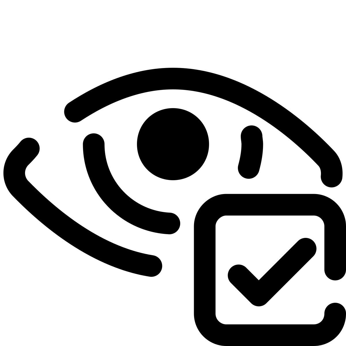 pulsar line style vérifié sous les yeux icon