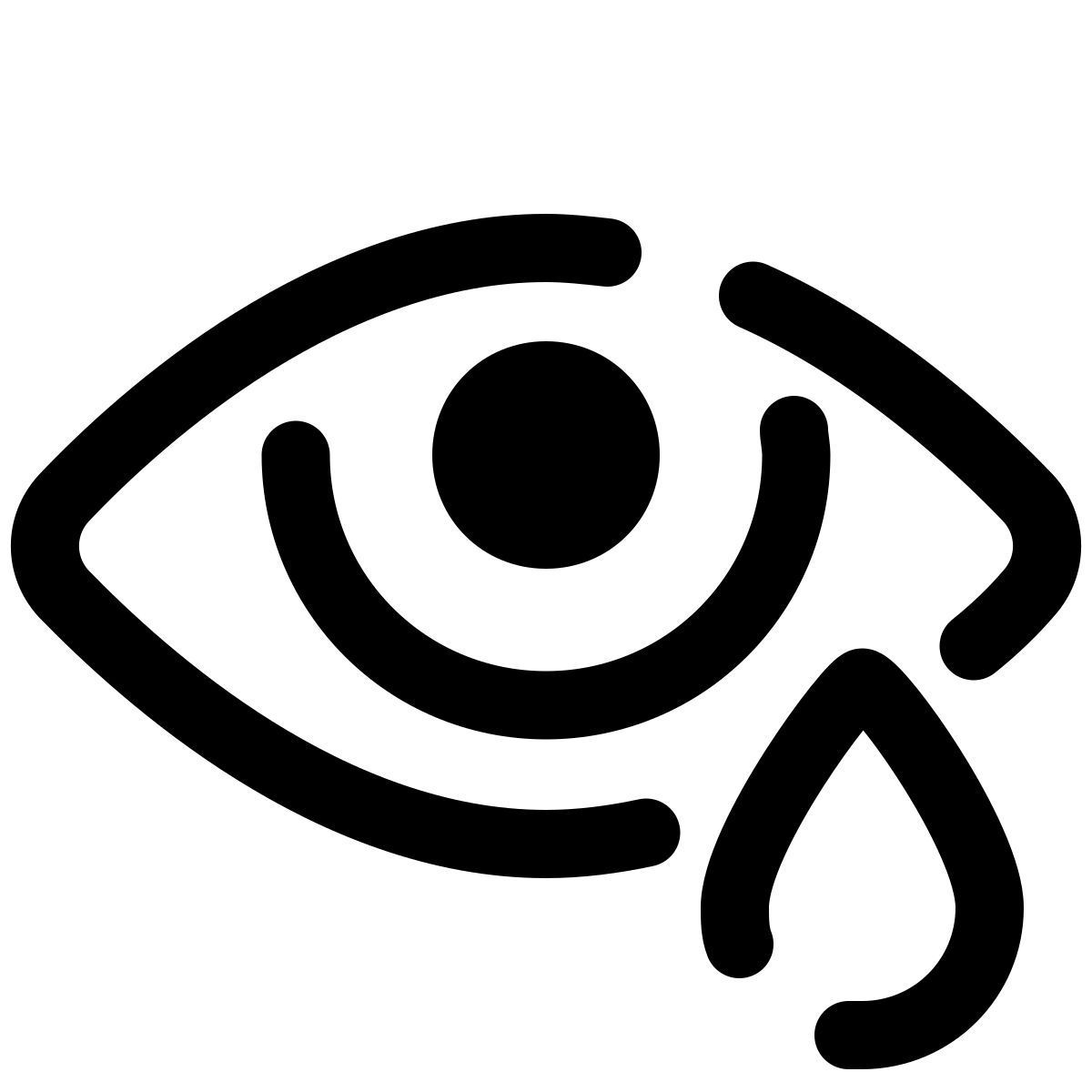 pulsar line style 눈 질환 icon