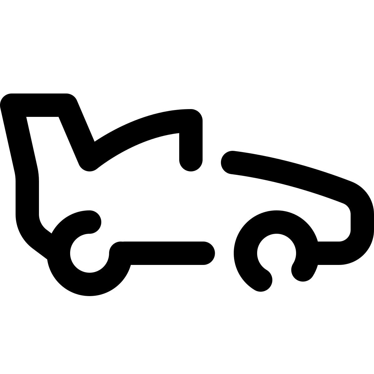 pulsar line style coche de f1 icon