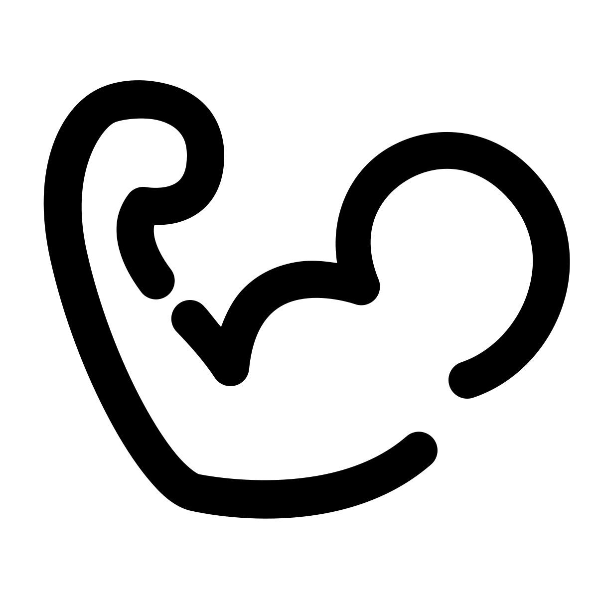 pulsar line style 플렉스 이두근 icon