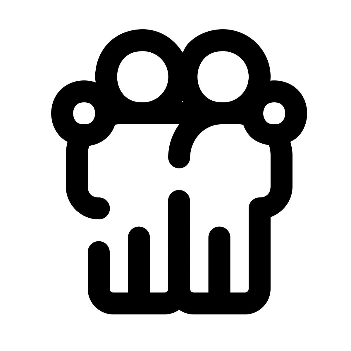 pulsar line style 友谊 icon