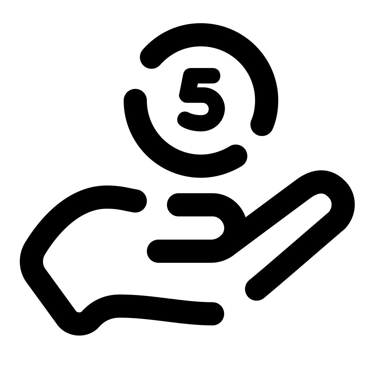 pulsar line style 현금 받기 icon