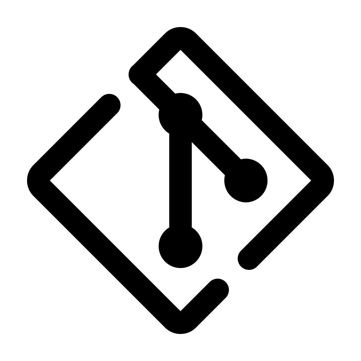 pulsar line style git icon