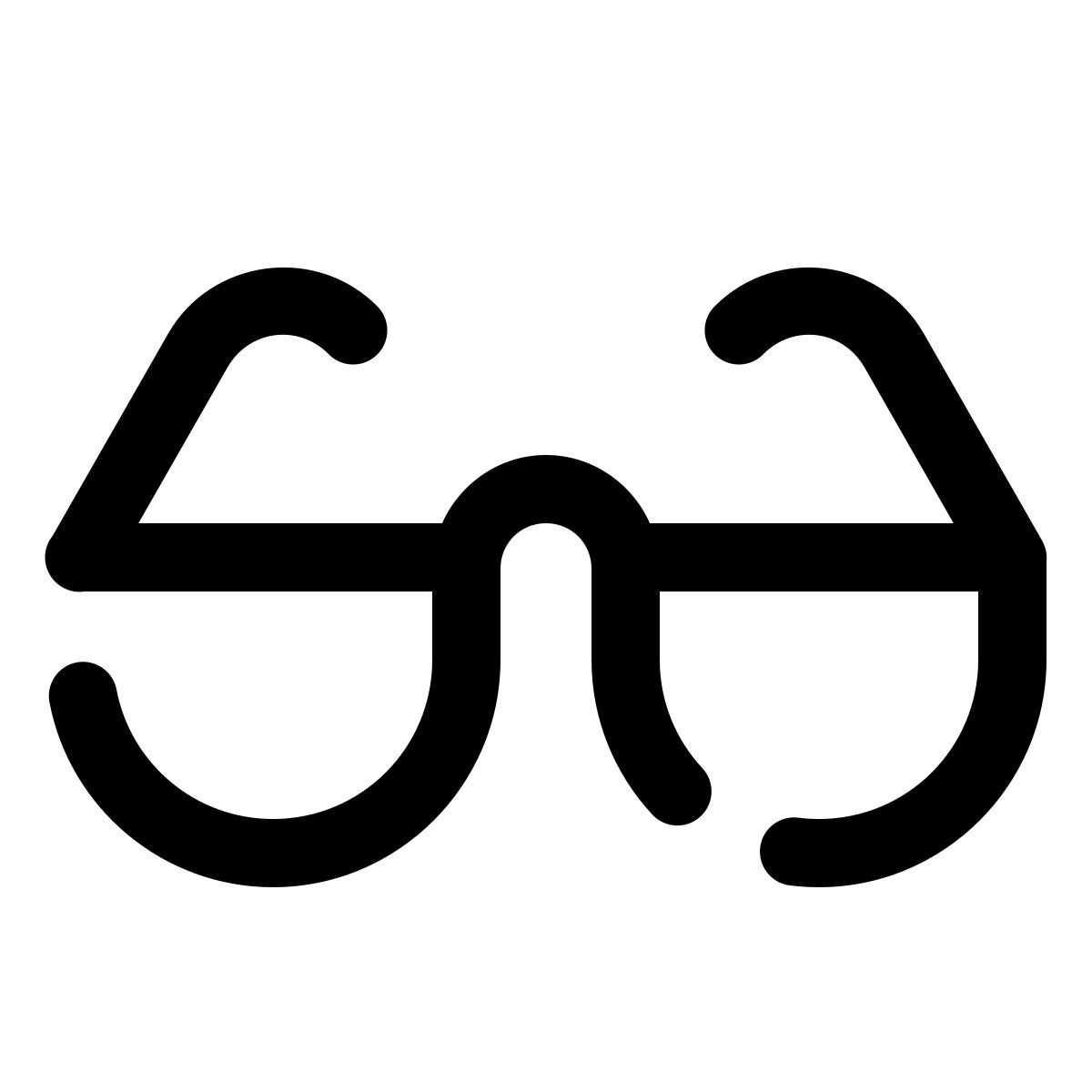 pulsar line style paire de lunettes icon