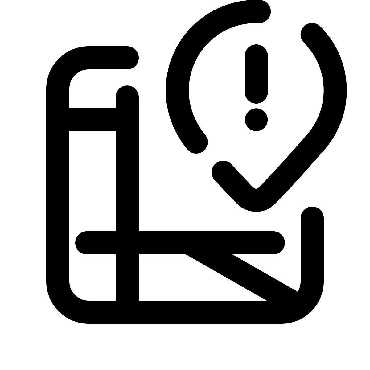 pulsar line style gps location icon