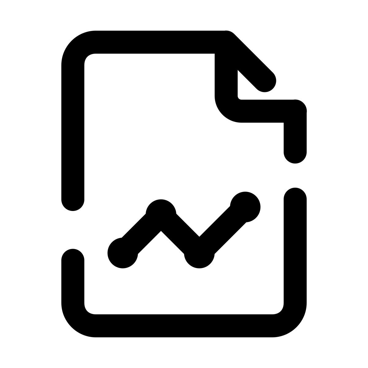 pulsar line style 그래프 보고서 icon