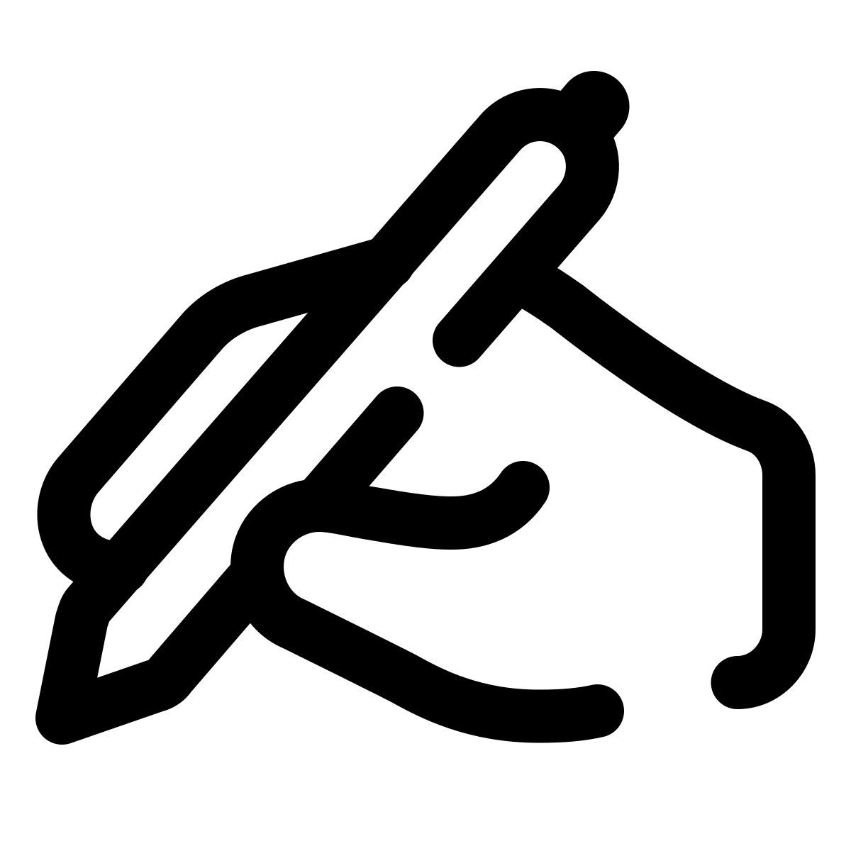 pulsar line style scrivi icon