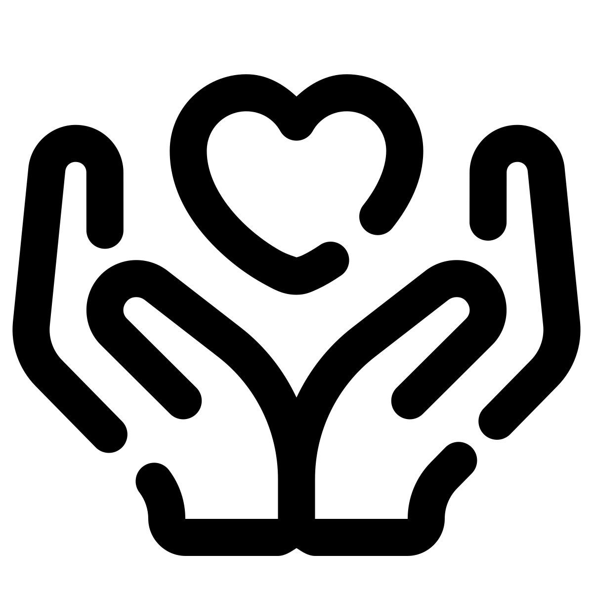 pulsar line style handmade icon