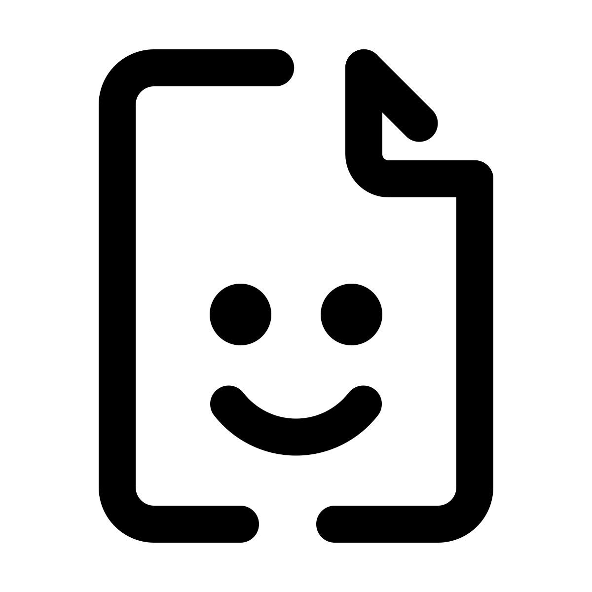 pulsar line style fichier heureux icon