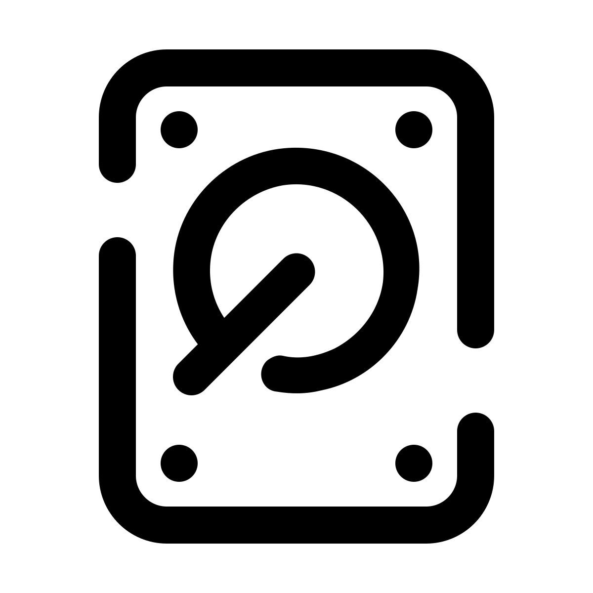 pulsar line style disco rigido icon