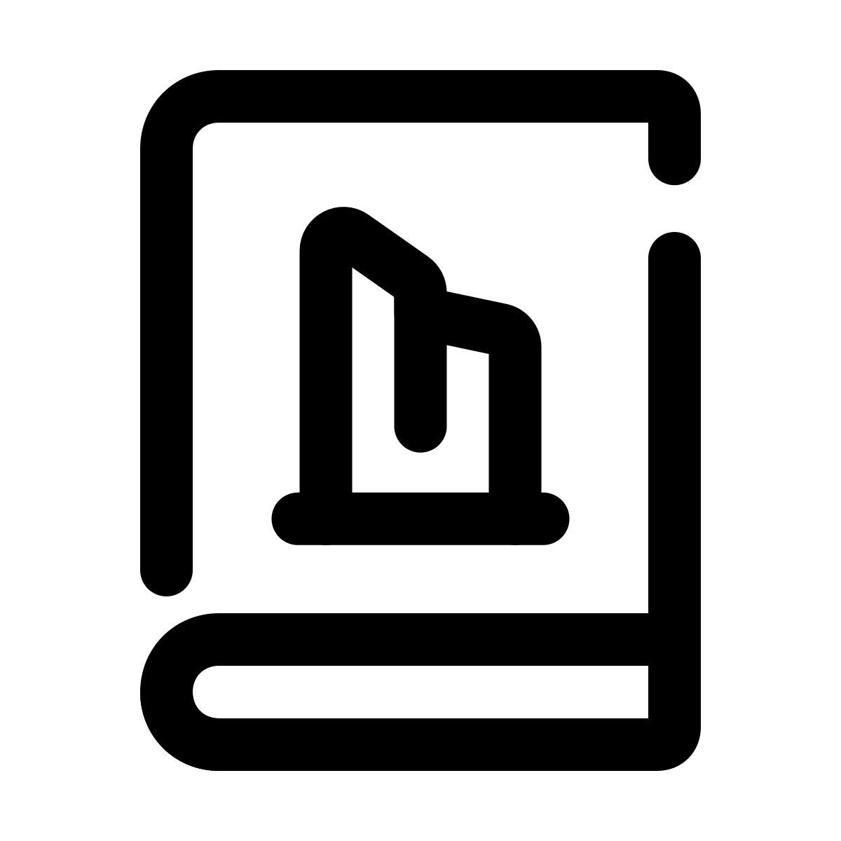 pulsar line style livre d'histoire icon