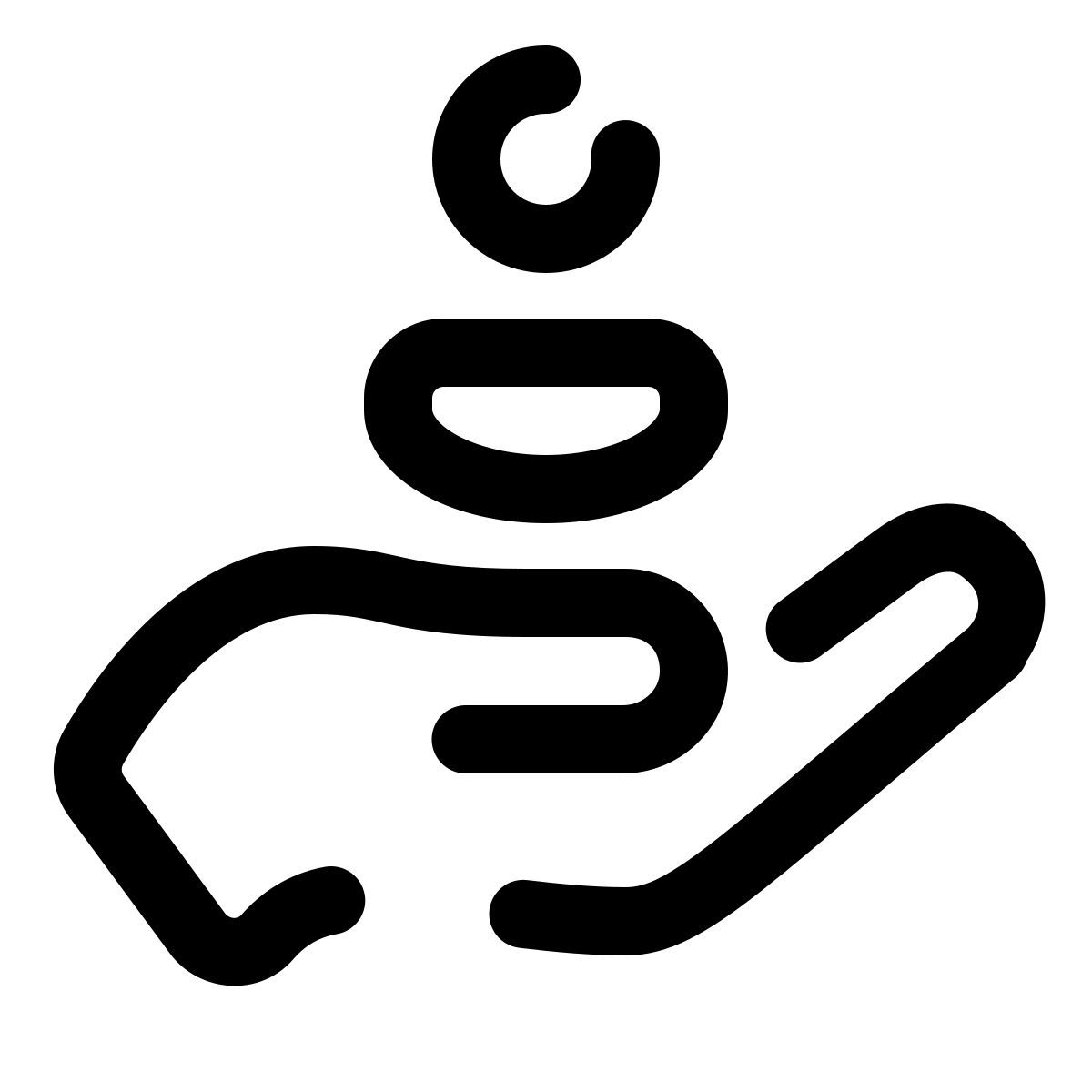 pulsar line style recursos humanos icon