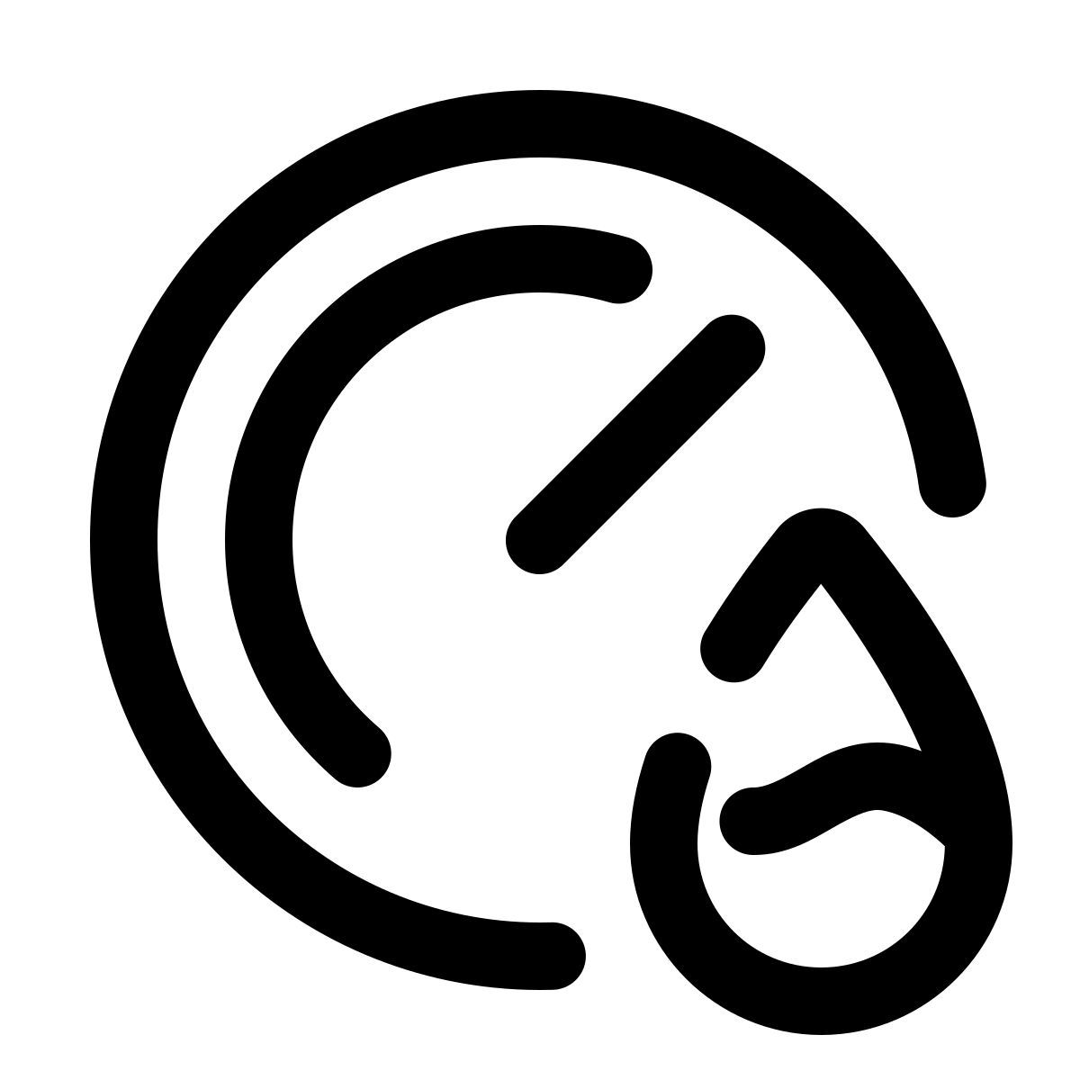 pulsar line style humidité icon