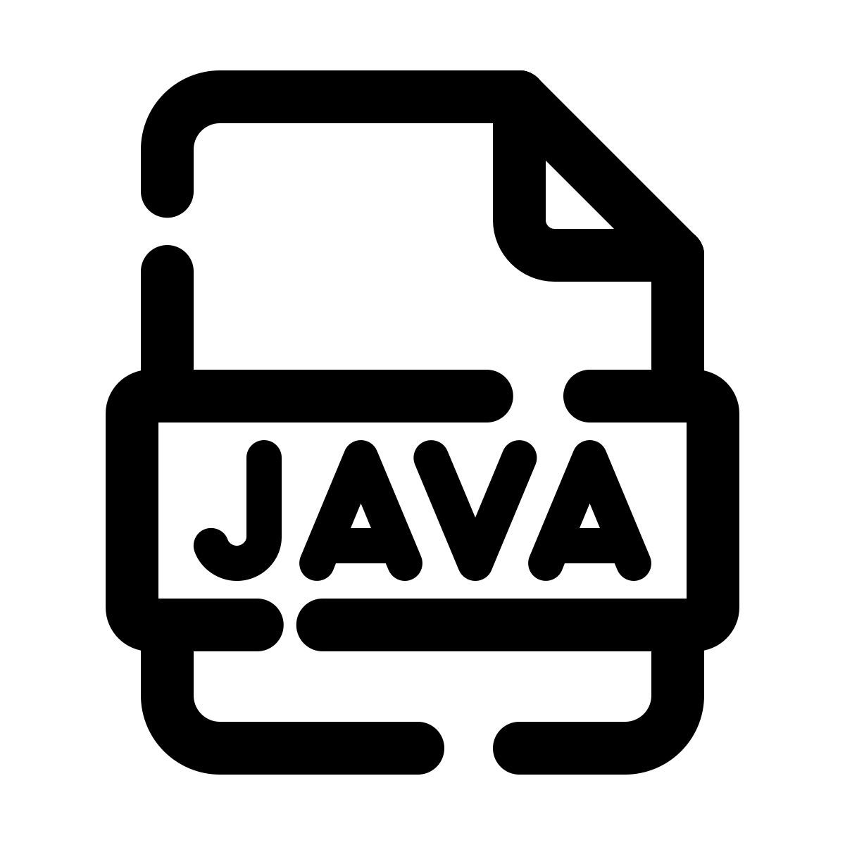 pulsar line style arquivos java icon