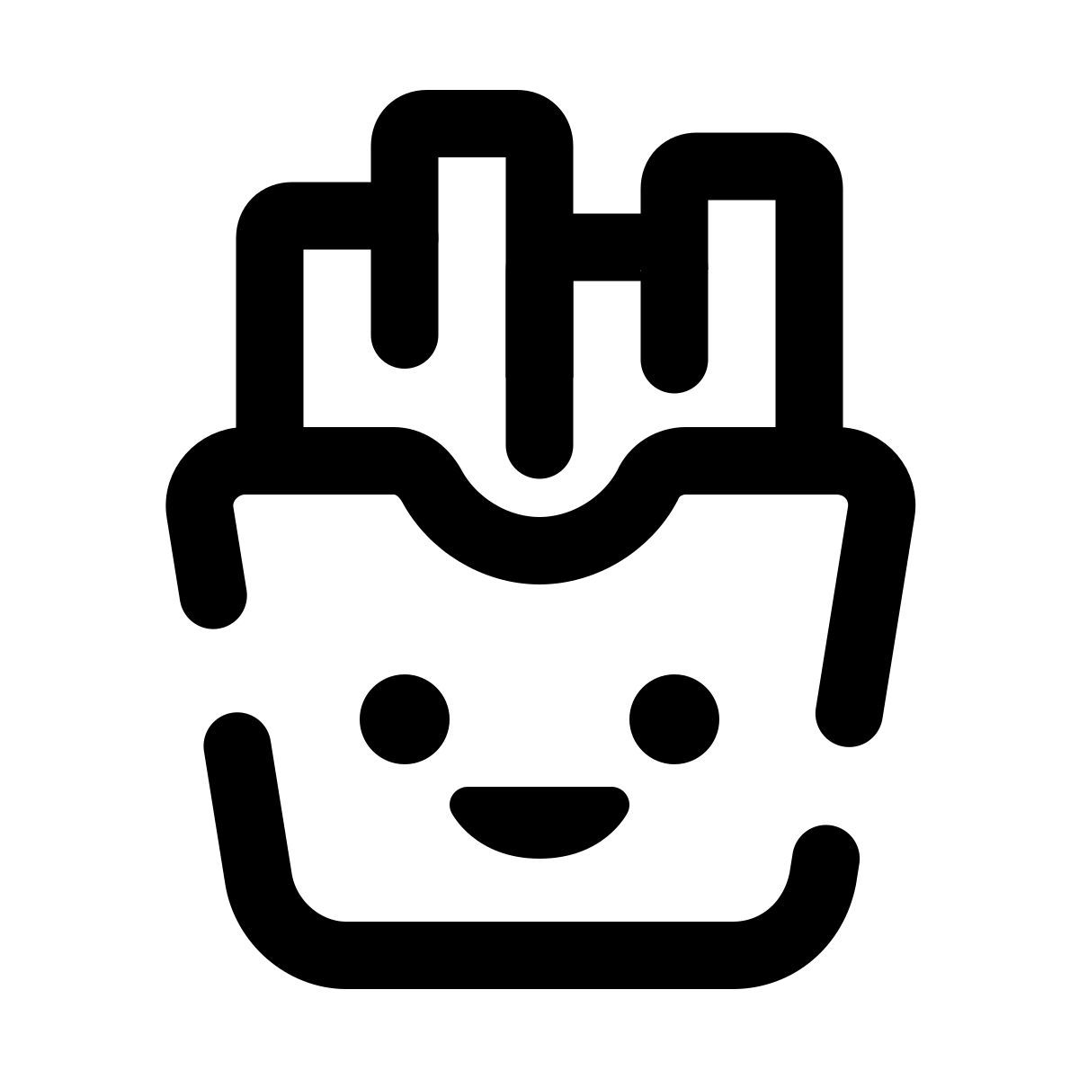 pulsar line style 가와이이 프렌치 프라이 icon